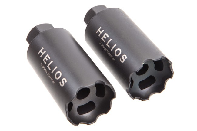 V Seven Helios Muzzle Device 1/2x28 .223/5.56 - DLC Ti